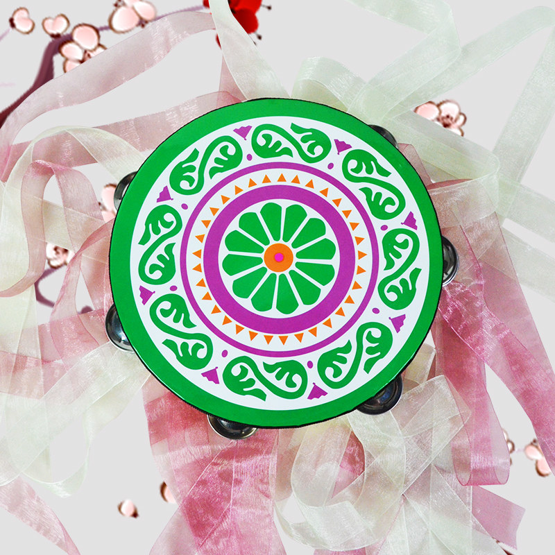 Dance double row Suzuki silk with Orff instrument hand clapping drum percussion percussion toy Children's kindergarten teacher used