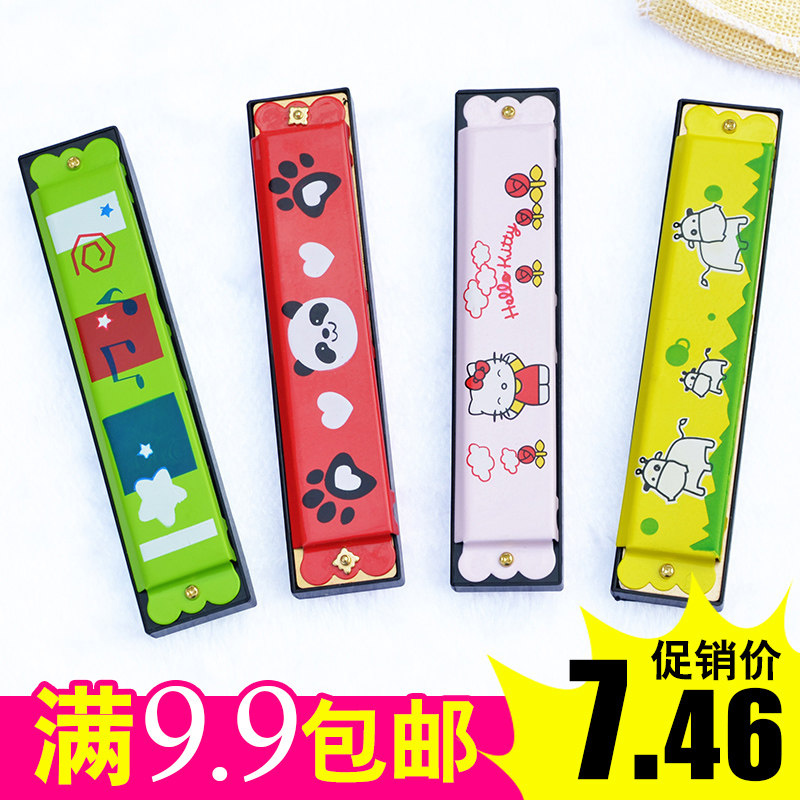 16 holes lovely mouth organ child harmonica baby boasting a musical instrument cartoon toy Enlightenment instrument to practice the harmonica