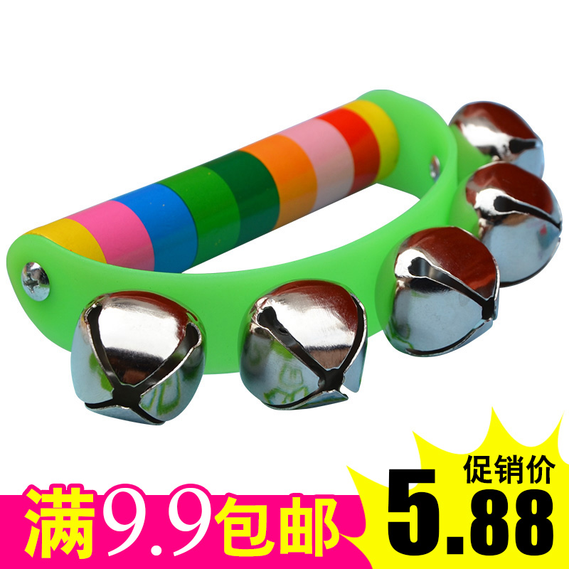 Wrist bell Performance Props Foot Bell Children Instrument Kindergarten Teaching Aids Baby Toy Hand Rattle Rattle Rattle