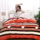 Flannel quilt cover mùa đông dày ấm đôi cộng với nhung tóc đơn nhung nhung một mặt