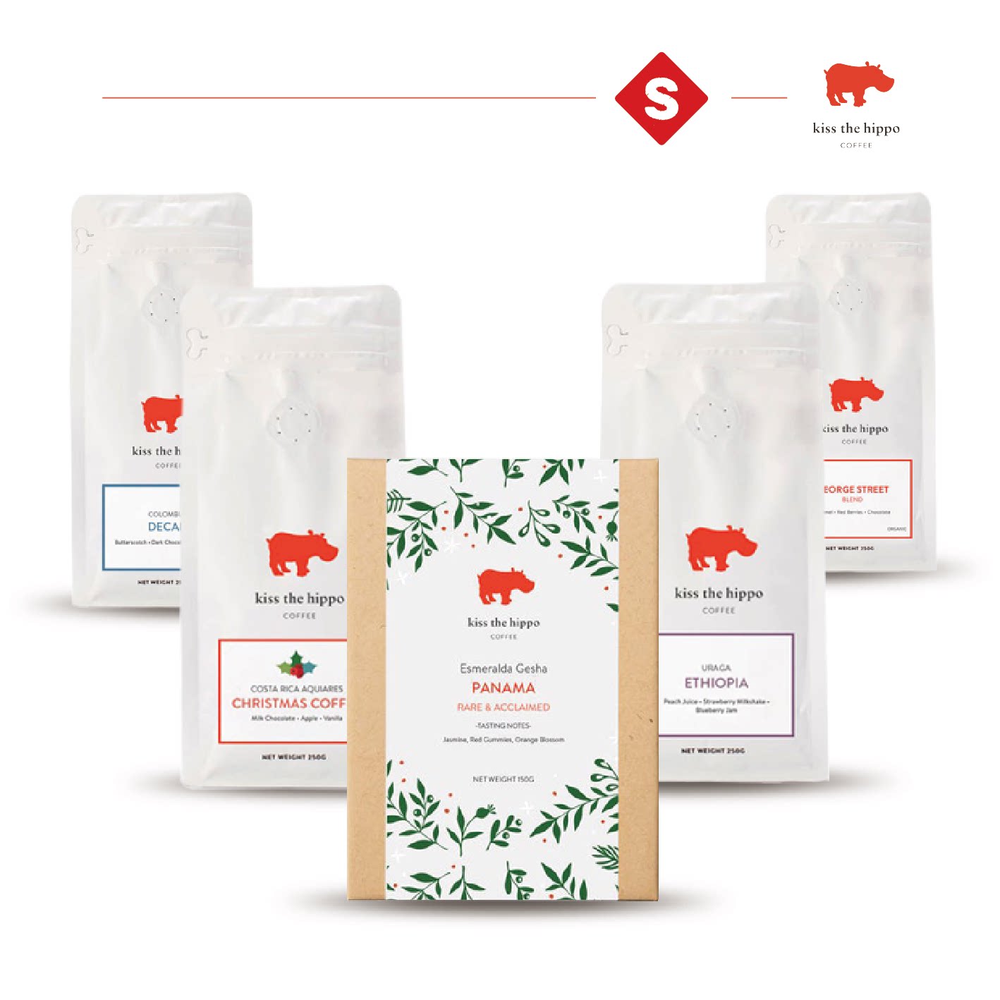 Pre-baking 7 28 ] British Kiss the Hippo boutique coffee beans light roasted SOE hand pour