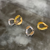 INNOSENSE New Tide can split chain earrings temperament cold wind collision tassel versatile earring stud