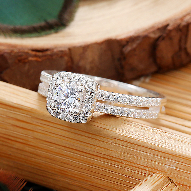 Bague Femme en Argenterie - Ref 3089285 Image 4