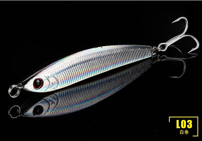 8 Colors Sinking Metal Blade Baits Deep Diving Minnow Lures Fresh Water Bass Swimbait Tackle Gear