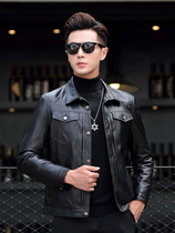 Sheep skin short feather soft locomotive clothing leather jacket 2021 winter fur coat coat tide