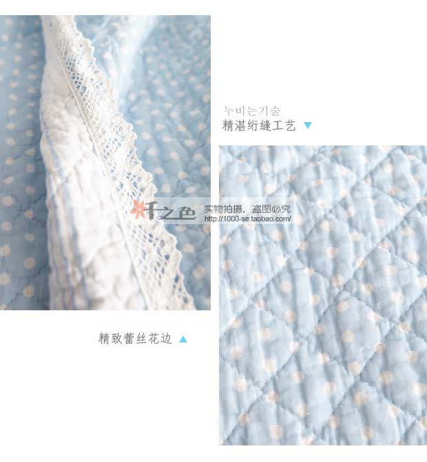 Hàn Quốc được giặt bằng vải cotton trẻ em màu hồng điều hòa không khí mùa hè mát mẻ bằng 1,2 m trải giường nghỉ trưa bộ drap giường