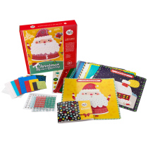 Christmas Presents Beauty Music Mosaic Stickers Stickers Children Parent-hand DIY Solid Puzzle Puzzle Toys