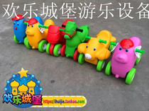 Kindergarten Mimi puppy scooter baby plastic toy scooter childrens Walker four-wheeled car