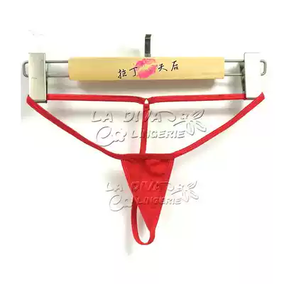 Pocket couple thong girl super mini low waist bikini T pants simple sexy seamless seduction underwear