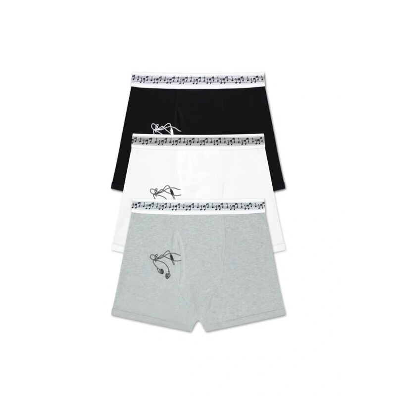 Bazo_1199 Musical Note Underwear Udg Hot-Selling Fakemink Osamason Nettspend Same Style