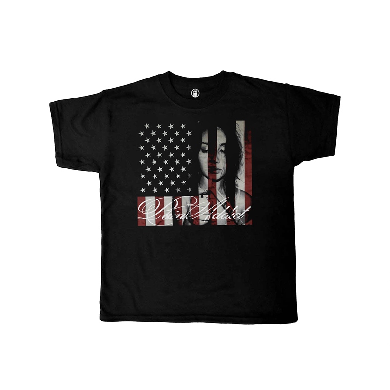 Opium Bonnyonline Union Jack Flag Portrait Print Short-Sleeve T-Shirt Tee Unisex Yvl