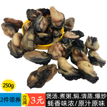 2 pieces of oyster dried oyster Oyster Oyster dried oyster dry sea Shanjing Taishan Golden Oyster non mussel meat sea Rainbow