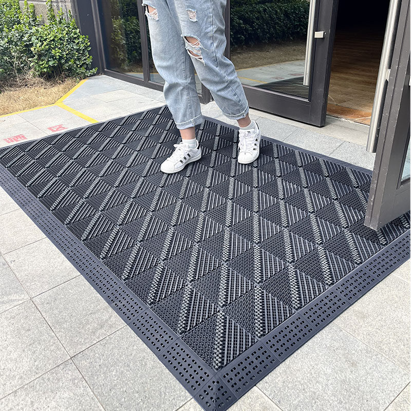 Outdoor Ground Mat Greet Pennsylvania Entrance Door door Dusting Waterproof Outdoor Plastic Anti Slip Into Doormat Commercial-Taobao