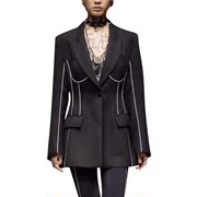 Womens ve áo Suit Pure Color hoang dã Coat womens ve áo phù hợp.