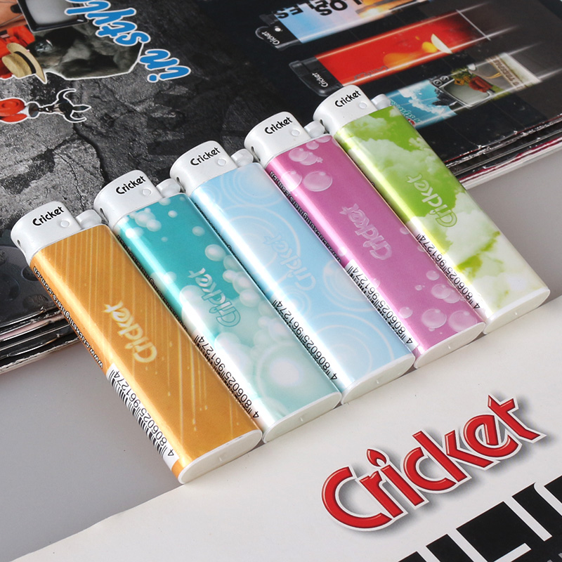 Nhập khẩu dế châu chấu nhẹ hơn chống cháy nổ cá tính sáng tạo graffiti dùng một lần mua bật lửa cối tàu
