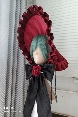 taobao agent Real red cosplay anime clothing RozenMaiden Rose Girl Hat Customized Retro European Prop Hat