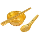 宏图好运 Металлическая ложка, металлический комплект, домашний декор, подарок на день рождения