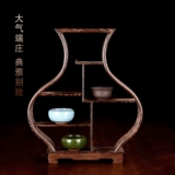 Hongtu Удача с твердым деревянным чашкой чайная церемония богсовые полки курицы