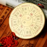 Hongtu удачи Bagua зеркальные украшения Jiugong Bagua зеркало украшения дома Бесплатная доставка