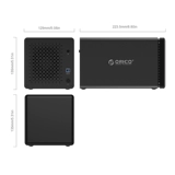 Orico/奥睿科 Внешний шкаф с несколькими приводами. 3,5-дюймовый внешний жесткий дисковый стол