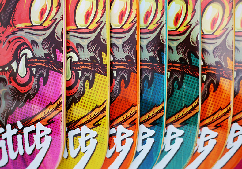 Skateboard pour homme femme JUSTICE - Ref 2597634 Image 10