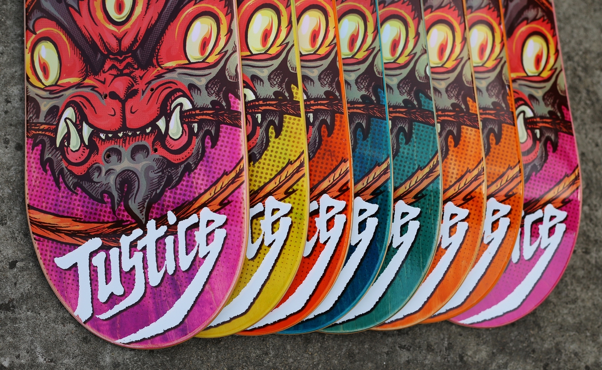 Skateboard pour homme femme JUSTICE - Ref 2597634 Image 9