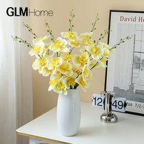 Light extravaganza Fancy Butterfly Lan Fake Flower Emulation Floral Furnishing Creative Living Room Table Dry Flower Flower Arrangement Decoration Flower Pendulum Pieces