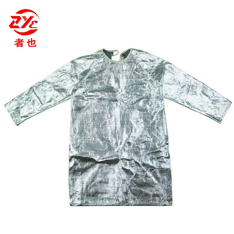 Aluminum foil thermal insulation clothing fireproof clothing coat high temperature protection coat boiler fireproof high temperature resistant big front reverse clothing