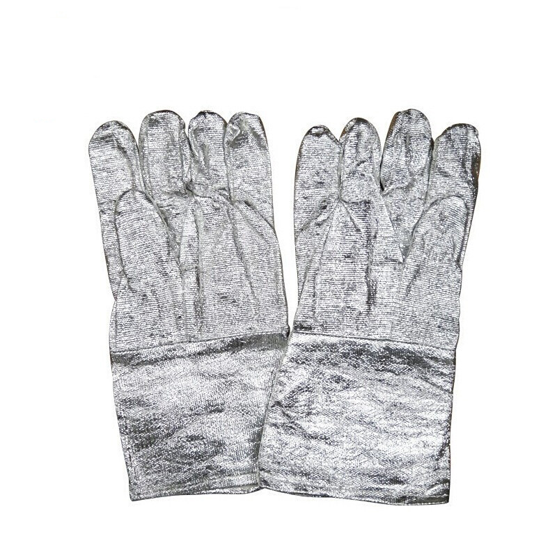 High temperature resistant aluminum foil gloves Labor protection gloves Heat insulation gloves Industrial radiation protection heat insulation gloves Smelting fire protection gloves