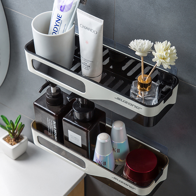 Bathroom with floor shelves wall-mounted Perforated Dressing Room Bathroom Shelve wall Kitchen Various Finishing Deities