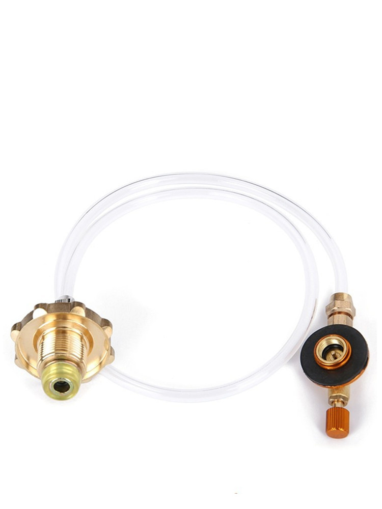 Cassette furnace Cassette long gas tank Flat gas tank Inflatable valve Inflatable conversion head Liquefied gas connecting pipe Gas tank