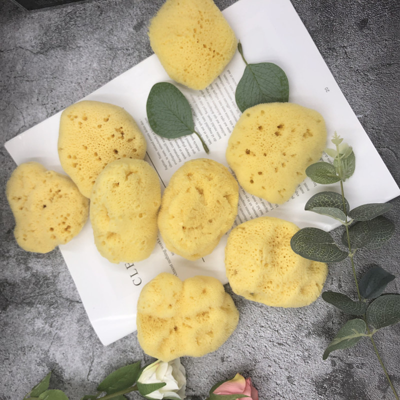 Greek Sponge Natural Baby Face Wash Bath Makeup Remover ugly velvet 3 inches 7 cm or so