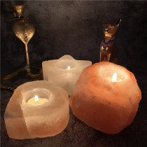 Himalayan salt lamp decoration ritual purification of natural negative ions Bedroom bedside warm light lamp Home decoration