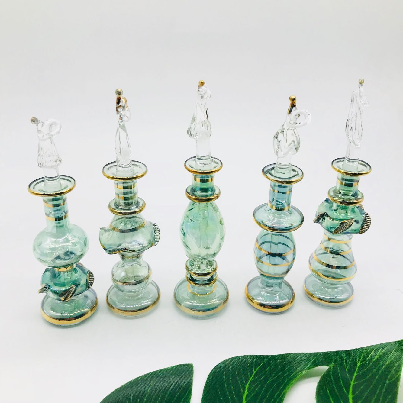 Single Egyptian specialty fragrance bottle 7cm mini perfume bottle diffuser home soft-pack crystal glass decoration