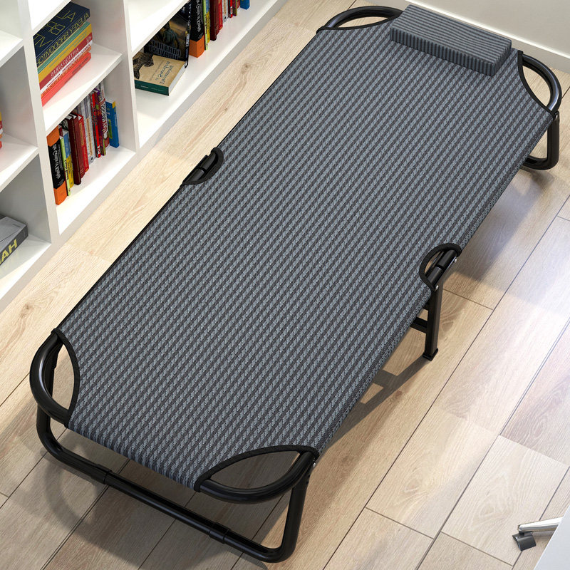 Folding bed single bed simple bed marching bed children nap bed adult office nap bed portable escort bed