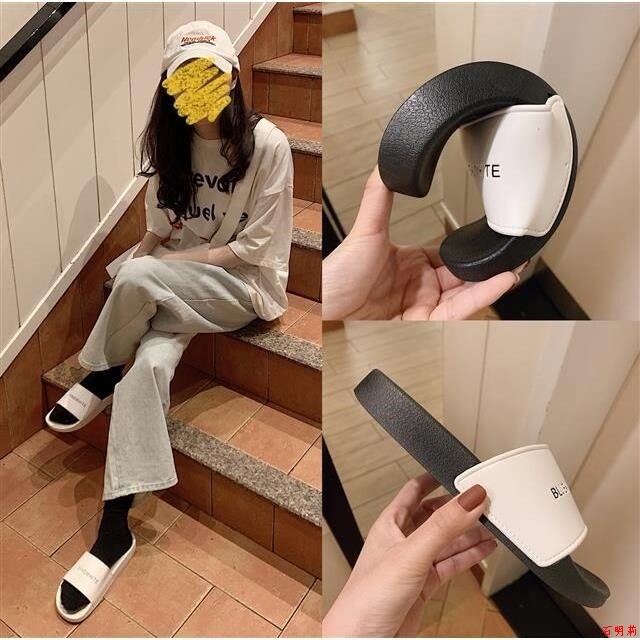 Student slippers wore fashion bay red port wind summer anti-slippers sandals shoes in tide