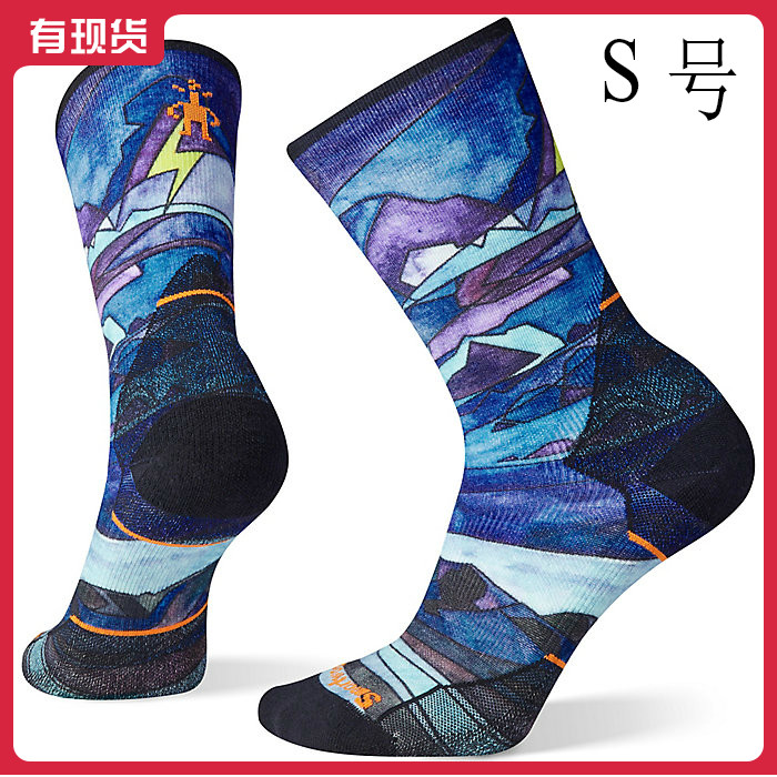 smartwool 户外女款Rob Krar 中筒运动袜美奴利羊毛袜SW001751