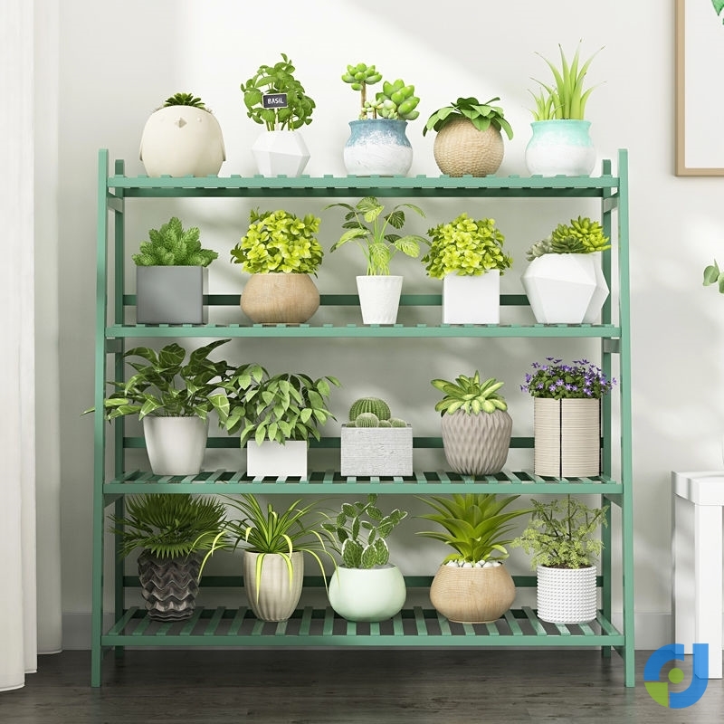 Balcony Flower Shelf 2021 New Living Room Shelf Multilayer Indoor Floor Leaning Wall Multi-Meat Plant Flowers Shelf Home