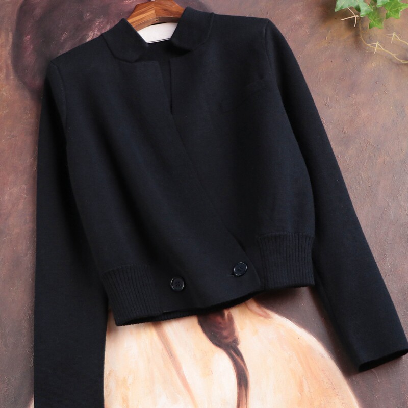 Do not accept regret, forced into the new beauty ~ Jingzhen wool knitted top wide leg pants two-piece suit