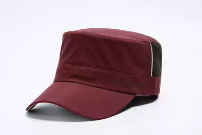 Fashion sunshade military hat hipster travel flat top hat wild casual hat summer Korean hat Foreign trade