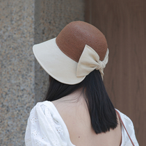 Spring and summer boutique Lafi herb stereo butterfly bow with forklift folded butterfly bow sun protection UV shade cap