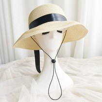 Hat jaw with wind rope shade hat hat accessories hat cord wind rope with fixed belt