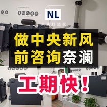 Central fresh air system whole house indoor air Rapid purification household PN25 filter device to remove exhaust gas