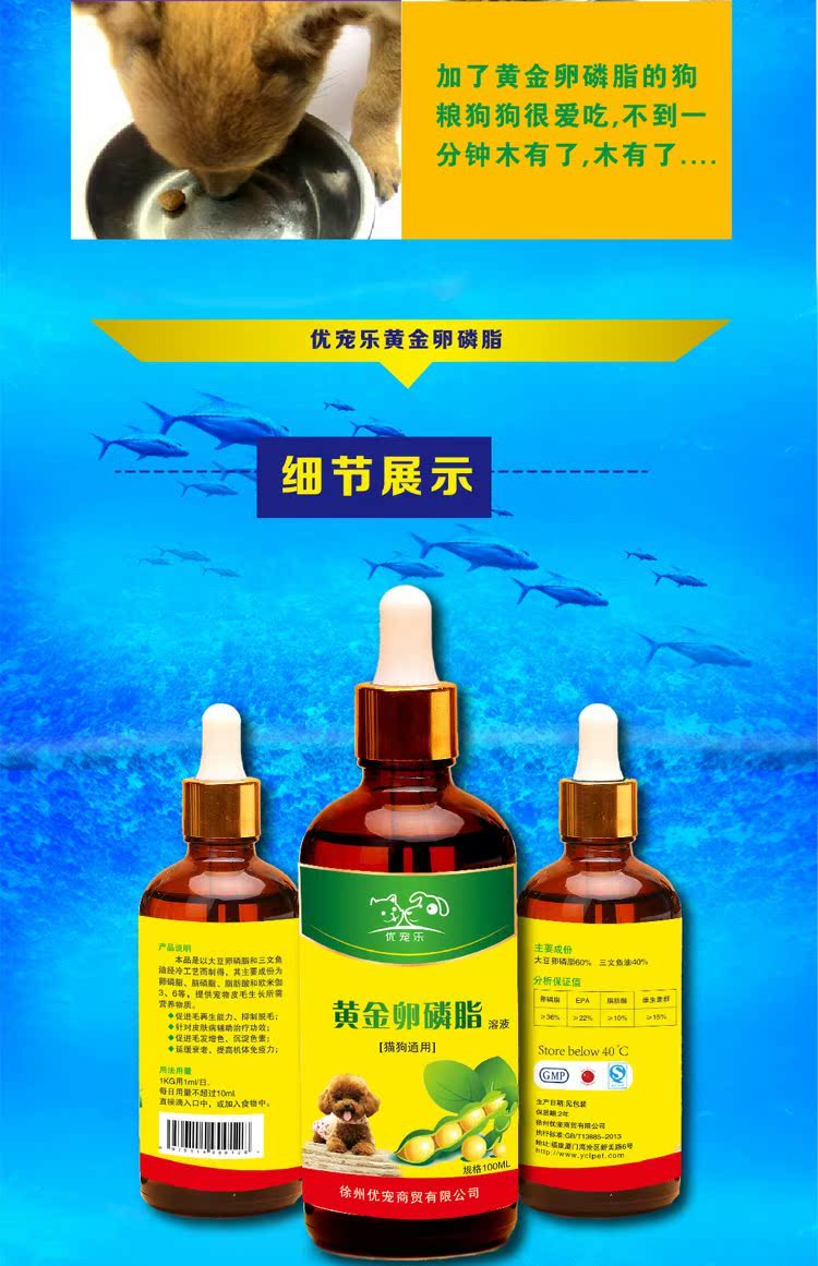 Chó lecithin teddy lông vàng làm đẹp bột thú cưng lecithin mèo con màu đen mũi sản phẩm sức khỏe tự nhiên sữa bột cho mèo