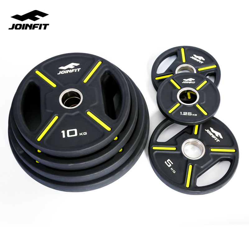 JOINFIT Jie Yingfei bag glue hand grasping hole barbell piece large hole 5cm barbell Austrian bar fitness private group class private teaching