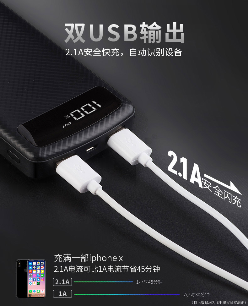 [Scud] công suất lớn có thể sạc lại Po 20.000 mA điện thoại di động chính hãng điện thoại di động nữ mỏng nhỏ gọn nhỏ cầm tay MIUI OPPO Huawei nhanh phí phổ cập - Ngân hàng điện thoại di động sạc dự phòng xiaomi gen 2