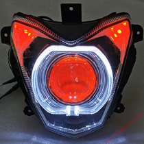 Qianjiang Benali Huanglong 600 headlight assembly modified Q5 Sea 5 dual lens xenon lamp Angel Eye
