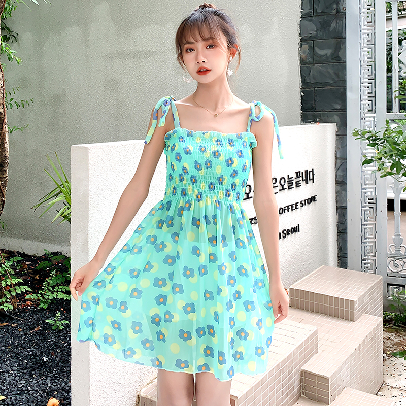 Swimsuit woman conservative belly button slim fit three sets Korean spa small fragrant wind two-style small breasted swimsuit sexy swimsuit