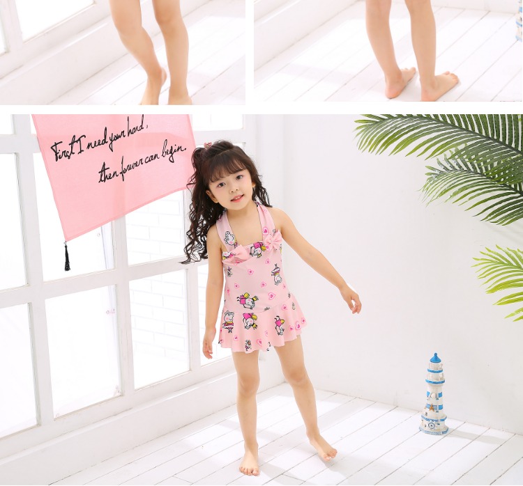 Cô gái quốc gia áo tắm Peggy lợn phim hoạt hình một mảnh áo tắm cô gái bốn mùa mùa xuân nóng dịch vụ hàng hóa lớn đã đến đồ bơi trẻ con