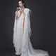 Film and Television Demon Cat Legend Baihe Youth-Style Ancient Costume Feather Outfit Liu Haoran White Dragon Danlong Fairy Costume Performance Outfit